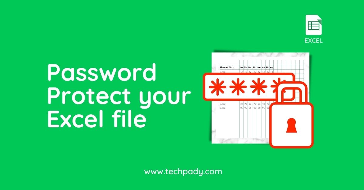 How to password protect an Excel file