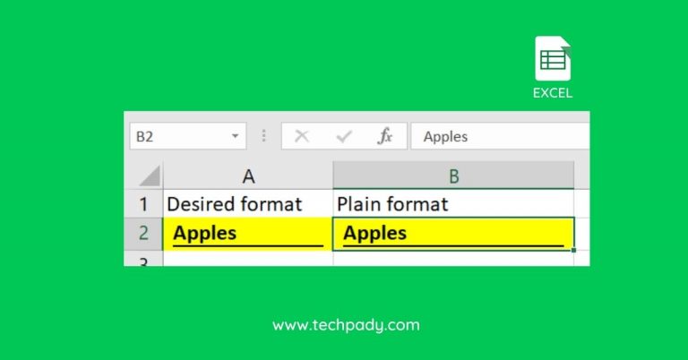 How to Copy Formatting in Excel