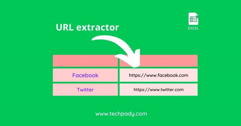 How to extract URL from hyperlink excel