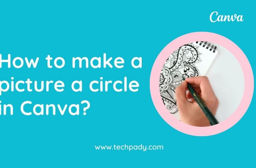 How to make a picture a circle in Canva?